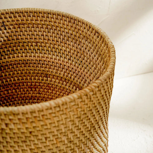 Rattan Planter | Wicker Planter | Rattan flower pots - Coastal Villa Homeware
