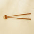 Teak chopsticks engraved