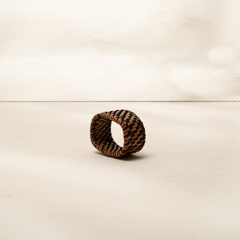 Oval Rattan Napkin Rings in 4 Colours - Coastal Villa Homeware