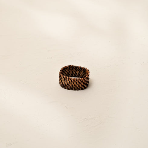 Oval Rattan Napkin Rings in 4 Colours - Coastal Villa Homeware