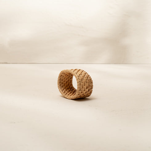 Oval Rattan Napkin Rings in 4 Colours - Coastal Villa Homeware