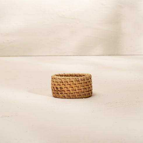 Oval Rattan Napkin Rings in 4 Colours - Coastal Villa Homeware