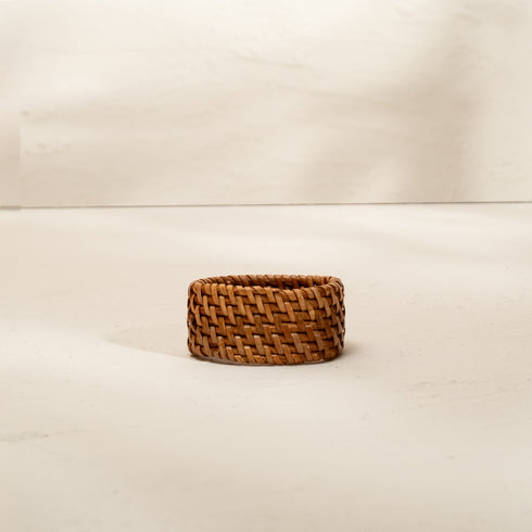 Oval Rattan Napkin Rings in 4 Colours - Coastal Villa Homeware