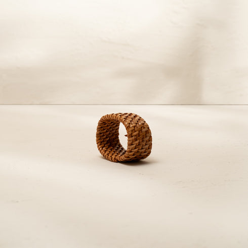 Oval Rattan Napkin Rings in 4 Colours - Coastal Villa Homeware