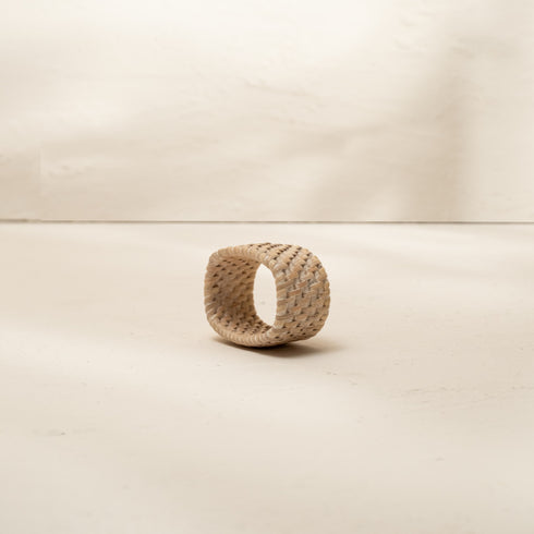 Oval Rattan Napkin Rings in 4 Colours - Coastal Villa Homeware