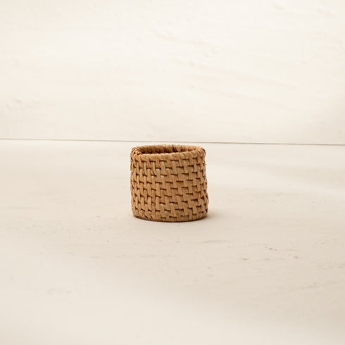 Round Wicker Napkin Rings In Four Colours - Coastal Villa Homeware