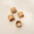 Round Wicker Napkin Rings In Four Colours - Coastal Villa Homeware