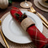 Round Wicker Napkin Rings In Four Colours - Coastal Villa Homeware
