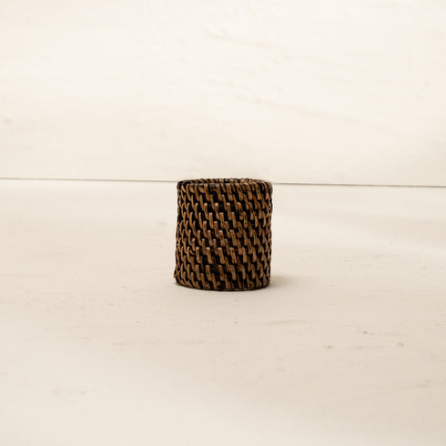 Round Wicker Napkin Rings In Four Colours - Coastal Villa Homeware