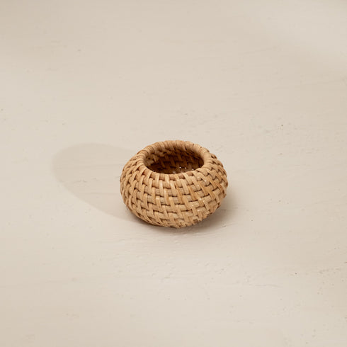 Round Wicker Napkin Rings In Four Colours - Coastal Villa Homeware