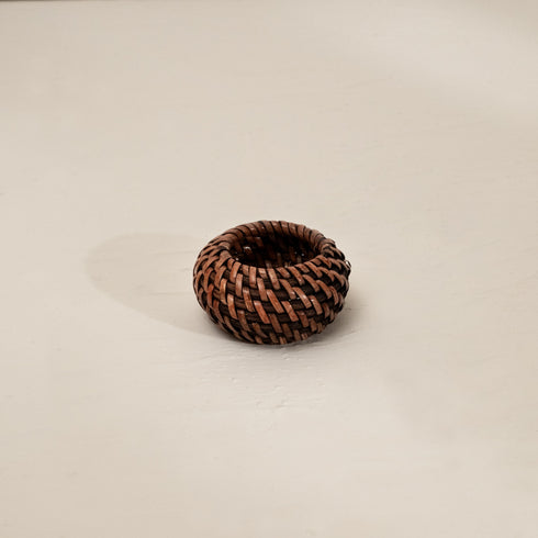 Round Wicker Napkin Rings In Four Colours - Coastal Villa Homeware