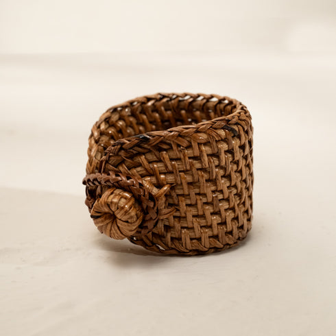 Shell Coastal Wicker Napkin Rings In 4 Colours - Coastal Villa Homeware
