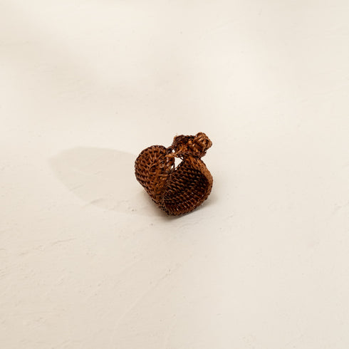 Shell Coastal Wicker Napkin Rings In 4 Colours - Coastal Villa Homeware