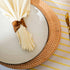 Shell Coastal Wicker Napkin Rings In 4 Colours - Coastal Villa Homeware