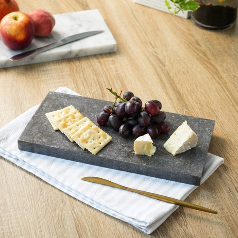 Charcuterie marble plate rectangular with 3 Beautiful variations in colour - Coastal Villa Homeware