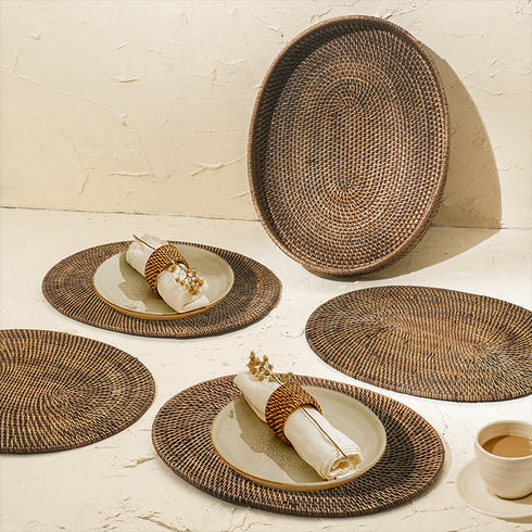 large oval placemats