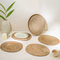 Oval Placemats Set with Holder - Natural - Coastal Villa Homeware