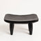 Mini Wooden Stool - Black - Coastal Villa Homeware