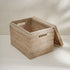 Rattan Storage Basket - Natural - Coastal Villa Homeware