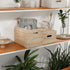 Rattan Storage Basket - Natural - Coastal Villa Homeware