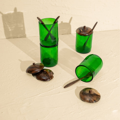 Sugar, Tea, Coffee Canister Set - Coastal Villa Homeware