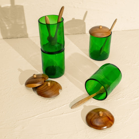 Sugar, Tea, Coffee Canister Set - Coastal Villa Homeware