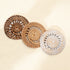 Rattan Spiral Round Coasters 10cm x 10cm In 3 Colour Washes - Coastal Villa Homeware