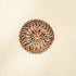 Rattan Spiral Round Coasters 10cm x 10cm In 3 Colour Washes - Coastal Villa Homeware
