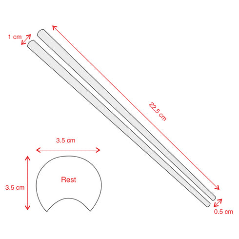 Engraved Chopstick and Tea Spoon Gift set - Coastal Villa Homeware