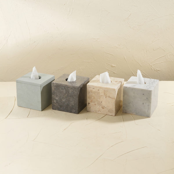 4 colour marble tissue boxes