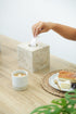 Square Marble Tissue Holder - Coastal Villa Homeware