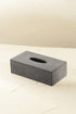 Black marble tissue box cover