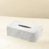 carrara marble tissue holder