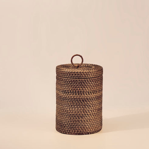 Wicker Toilet Roll Holder in 3 sizes and colours - Coastal Villa Homeware