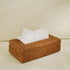 Rectangular Tissue Holder - Wicker Rattan Tissue Box Cover - Coastal Villa Homeware