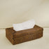 Rectangular Tissue Holder - Wicker Rattan Tissue Box Cover - Coastal Villa Homeware