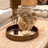 Round Rattan Display Tray - White, Brown, Black and Natural - Coastal Villa Homeware