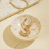 Trinket dish for jewellery in marble - Coastal Villa Homeware