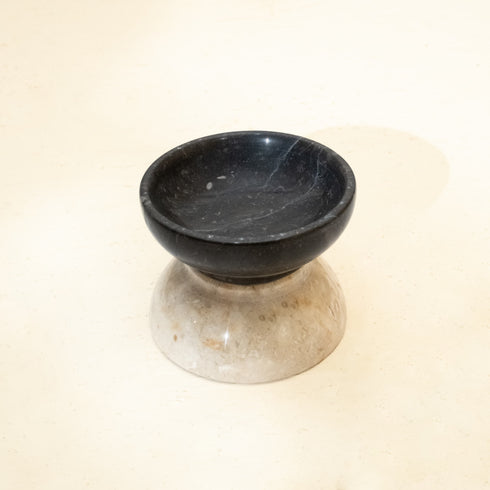 Trinket dish for jewellery in marble - Coastal Villa Homeware