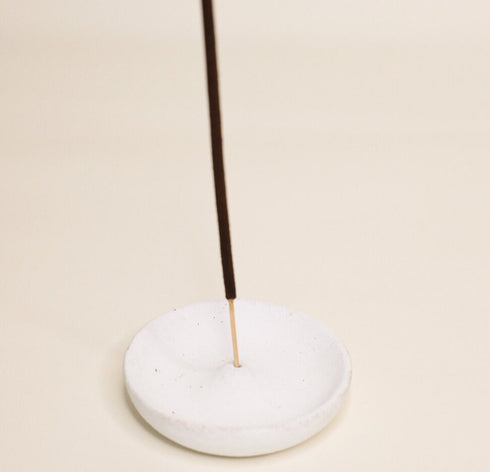 Moon ceramic Incense Holder - Coastal Villa Homeware