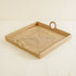 Decorative Serving Tray Made of Rattan - 3 colours - Coastal Villa Homeware
