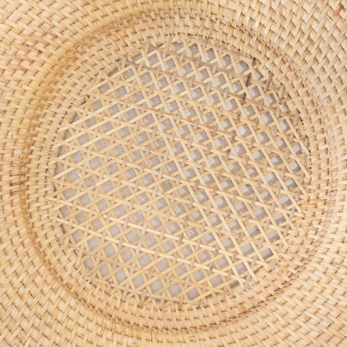 Rattan Charger Plates in 4 colours - Coastal Villa Homeware