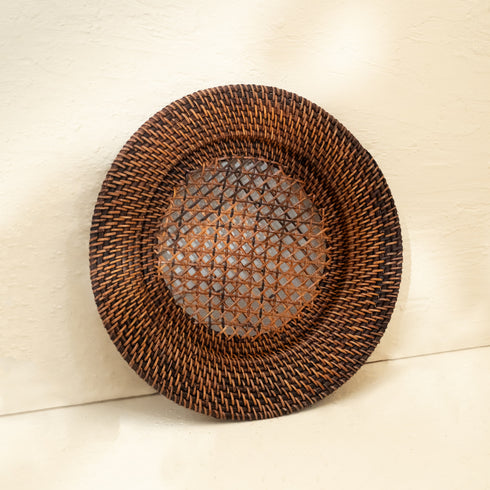 Rattan Charger Plates in 4 colours - Coastal Villa Homeware