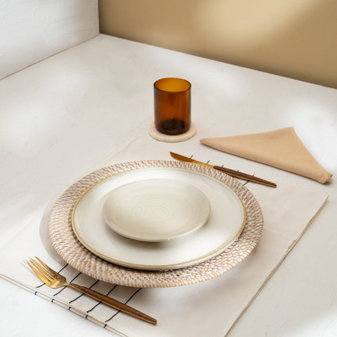 Rattan Charger Plates in 4 colours - Coastal Villa Homeware