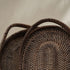 Oval Rattan wicker Woven Tray with Handles-4 Colours in large and small - Coastal Villa Homeware