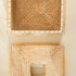 Square Rattan Tissue Cover - Wicker Tissue Boxes - Coastal Villa Homeware
