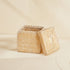 Square Rattan Tissue Cover - Wicker Tissue Boxes - Coastal Villa Homeware