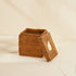 Square Rattan Tissue Cover - Wicker Tissue Boxes - Coastal Villa Homeware