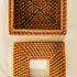 Square Rattan Tissue Cover - Wicker Tissue Boxes - Coastal Villa Homeware
