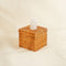 Square Rattan Tissue Cover - Wicker Tissue Boxes - Coastal Villa Homeware